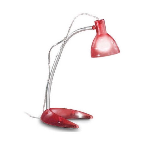 LAMPADA LUME DA TAVOLO IN METALLO COLORE ROSSO 230V E14 ROSSINI P.5723-R