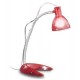 LAMPADA LUME DA TAVOLO IN METALLO COLORE ROSSO 230V E14 ROSSINI P.5723-R