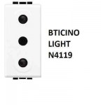 PRESA 2P+T 16A  250Vac BTICINO LIGHT COD.N4119