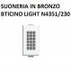 SUONERIA IN BRONZO 230Vac 8VA  BTICINO LIGHT COD. N4351/230