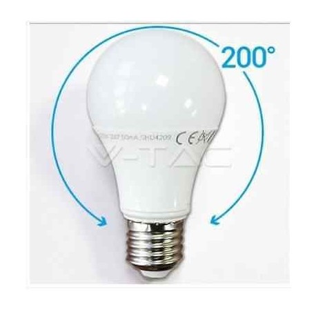  LAMPADINA LED  E27 10W BIANCO NATURALE GARANZIA 2 ANNI 200° VTAC V-TAC 4226