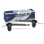 KIT AUTOMAZIONE PER CANCELLI A DUE ANTE BATTENTI GENIUS G-FLASH 433 MHZ 51701271