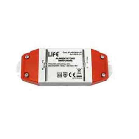 ALIMENTATORE SWITCHING 12VDC 1,25A 15W LED IP20 IN 200-240VAC LIFE 41.ASC01512V