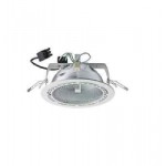 SPOT INCASSO CIRCOLARE BIANCO AZIMUT D. 23CM 150W RX7S I.M. LEONARDO LUCE 24326