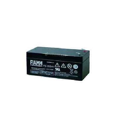 BATTERIA ERMETICA RICARICABILE AL PIOMBO 12V 3.3A 13,3X6X6.5cm  DW12-3.3