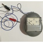 VOLTMETRO MINI ANALOGICO TASCABILE GRIGIO 0-380V ELETTROCONSULT DEILUMIVOLT