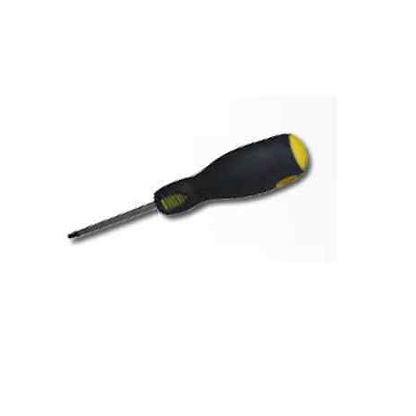 CACCIAVITE CROCE 1X75 ACCIAIO INOX NERO-GIALLO MANICO ANTISCIVOLO LE OFFIC 23649