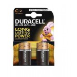 BATTERIA ALCALINA BLISTER 2PZ 1/2 MEZZATORCIA C PLUS POWER 1.5V DURACELL MN1400