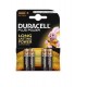 BATTERIA ALCALINA MINISTILO 1.5V AAA PLUS POWER BLISTER 4PZ DURACELL MN2400