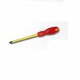 CACCIAVITE POZIDRIVE A CROCE 0X60 IN ACCIAIO INOX COLORE ROSSO-GIALLO 23557