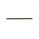 CAVO ELETTRICO COTONATO TRECCIA SETA 2 X 0.75mmq MARRONE 1 METRO FAEG FG24932