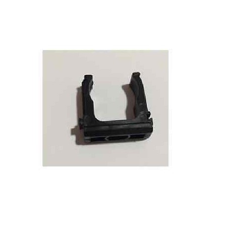 100 CLIPS FISSATUBO A PARETE PER TUBO RIGIDO ELETTRICO DIAMETRO 14MM NERO 25714N