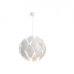 LAMPADA SOSPENSIONE CHIFFON BIANCA MODERNA E27 220V MYLIVING PHILIPS 4093331PN