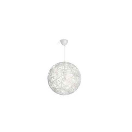 LAMPADA A SOSPENSIONE LAMPADARIO SFERA RING BIANCA E27 230V PHILIPS 4091331PN 