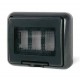 SUPPORTO STAGNO PER 503 DA ESTERNO IP55 NERO UNIBOX PER MAGIC- EVOLUTION 5023.AT