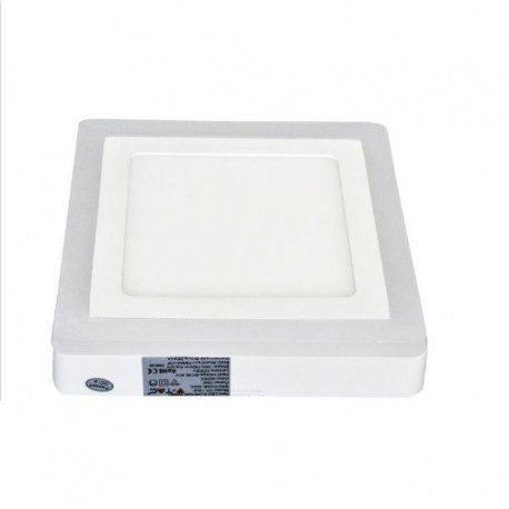 PANNELLO BI-LED QUADRATO BIANCO SUPERF. 22W 19+3W 6000K CON ALIM VTAC V-TAC 4930