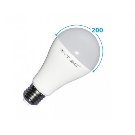 LAMPADINA GOCCIA LED E27 A65 17W 230V BIANCO NATURALE 200° GRADI V-TAC VTAC 4457