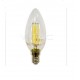 LAMPADINA LED TRASPAR. OLIVA E14 4W 230V LUCE FREDDA 6000K FILAM V-TAC VTAC 4414