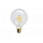 LAMPADINA GLOBO LED E27 10W FILAMENTO LUCE CALDA 3000K 300° 230V V-TAC VTAC 4422