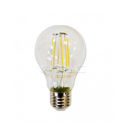 LAMPADINA LED E27 A67 FILAMENTO 230V 8W LUCE CALDA 2700K 300° V-TAC VTAC 4407