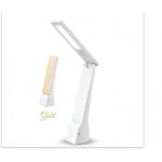 LAMPADA DA TAVOLO LED 4W 3 COLORI IN 1 BIANCO+ORO TOUCH PORTAT. V-TAC VTAC 7099