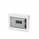 CENTRALINO INCASSO P. FUME' 1X18 MOD. BIANCO 465x310x85 IK08 IP40 GEWISS GW40608