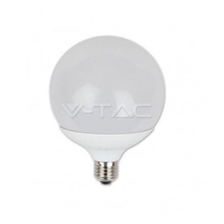 LAMPADINA GLOBO LED E27 18W 230V 3000K 1800lm BIANCO CALDO 200° VTAC V-TAC 4433