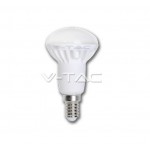 LAMPADINA LED 6W E14 R50 4500K 240V 355Lm OPALE BIANCO NATURALE V-TAC VTAC 4138
