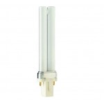 LAMPADINA FLUORESCENTE RISPAR MASTER PL-S 7W 827 G23 2 PIN CALDA PHILIPS PL782