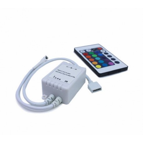 CONTROLLER CON TELECOMANDO PER STRISCE LED RGB 12V INFRAROSSO V-TAC VTAC 3304