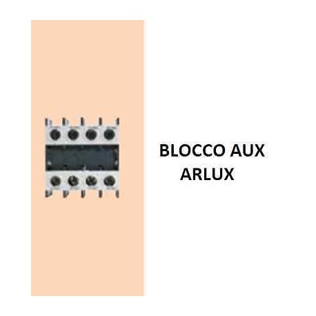 BLOCCO AUSILIARIO 4NA PER CONTATTORE TELEMECANIQUE ARLUX COD. 5256