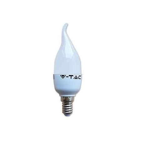 LAMPADINA LED E14 COLPO DI VENTO FIAM 4W 4500K 230V LUCE BIANCA V-TAC VTAC 4156