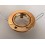 FARETTO SPOT ARGO ORIENTABILE INCASSO D. 7,6 CM GU5.3 ORO LUCIDO DOMINO 84801I51