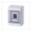 CENTRALINO DA PARETE 4 MODULI STAGNO IP65 CON PORTELLINO TRASP. FAEG FG14504