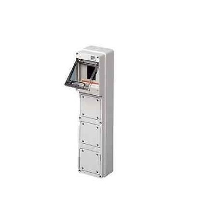 QUADRO DIN 4 MOD. 3 FLANFE PER PRESE 16A IP55 GEWISS GW68001