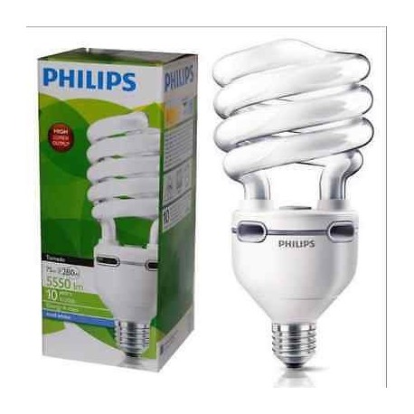 LAMPADA PHILIPS TORNADO BIG SPIRALE HIGH LUMEN 80W E40 6500K FREDDA HTORN75CDL