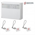 CENTRALE ALLARME ANTIFURTO BENTEL NORMA8T 8 ZONE + 3 CHIAVI + INSERIT. A BORDO