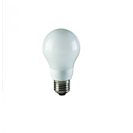 LAMPADINA FLUOR E27 GEMINI GOCCIA TRONIC MINI 15W 230V 2700K LEUCI 492224.0101N