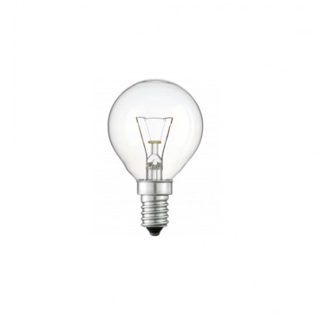 LAMPADINA INCANDESCENZA SFERA CHIARA TRASPARENTE E14 40W P45 230V PHILIPS 40SFEMG