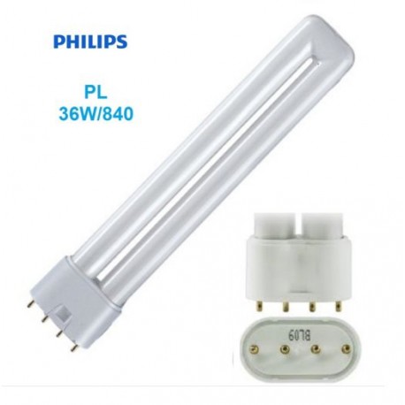 LAMPADA BASSO CONSUMO PHILIPS PL 3684 MASTER PL-L 36W 840 4P 4000K 4PIN  PL3684