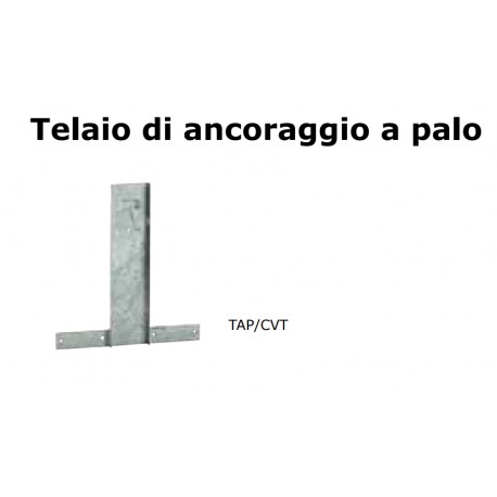 TELAIO STAFFA FISSAGGIO A PALO CONTENITORI CONTATORI ENEL AC12 DKC 095730057