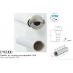 FARETTO LED INCASSO SEGNAPASSO IP66 SILVER 45° 1W 4000K LUCE NATUR EYELED/SI/BN