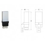 INTERRUTTORE CREPUSCOLARE DA PALO DA ESTERNO IP44 230V MAX 600W ZIPPO 4043