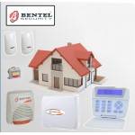 KIT ALLARME ANTIFURTO BENTEL CON CENTRALE KYO8 / 8W TASTIERA 2 SENSORI E SIRENA 