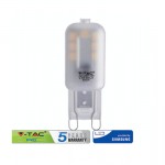 LAMPADINA LED G9 230V 2,5W 4000K BIANCA NATURALE SAMSUNG V-TAC VTAC 244 4359