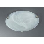 PLAFONIERA SOFFITTO VETRO ALABASTRO BIANCO 1X60W 230V MASSIVE ZARA 707480147 70748/01/47