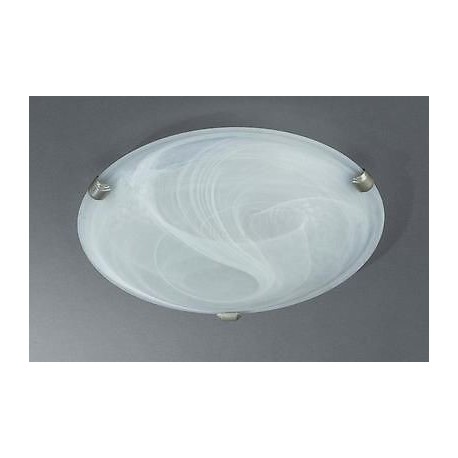 PLAFONIERA SOFFITTO VETRO ALABASTRO BIANCO 1X60W 230V MASSIVE ZARA 707480147 70748/01/47