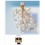 LAMPADARIO ORO LACCATO 230V 20 LUCIxE14 FLESSIBILI METALLO NEW ORALIGHT 335/20OL