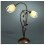 LAMPADA DA TAVOLO BRONZO + VETRO 2X40W G9 230V MASSIVE EIFFEL COD. 385848610