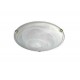 PLAFONIERA IN VETRO ALABASTRO BIANCO 2X60W E27 230V MASSIVE ZARA COD. 707480231